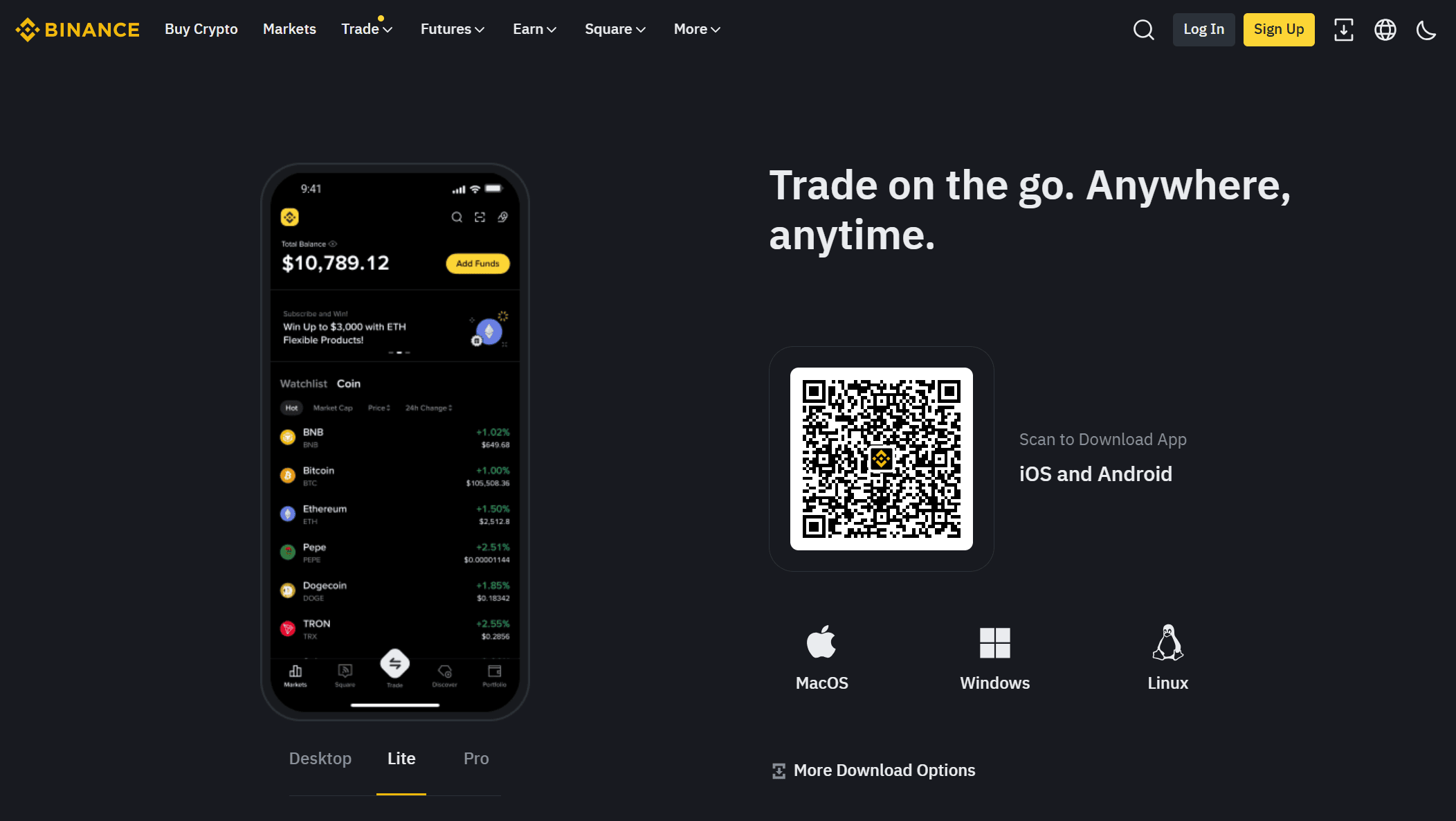 Website Binance