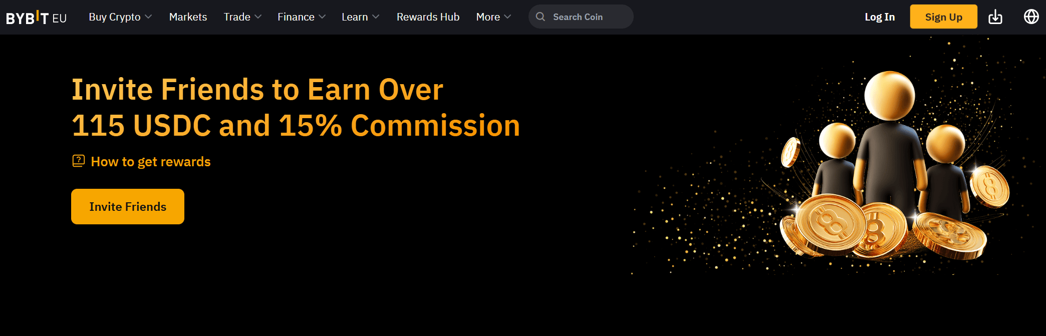 Programa de indicação Bybit EU para a Europa