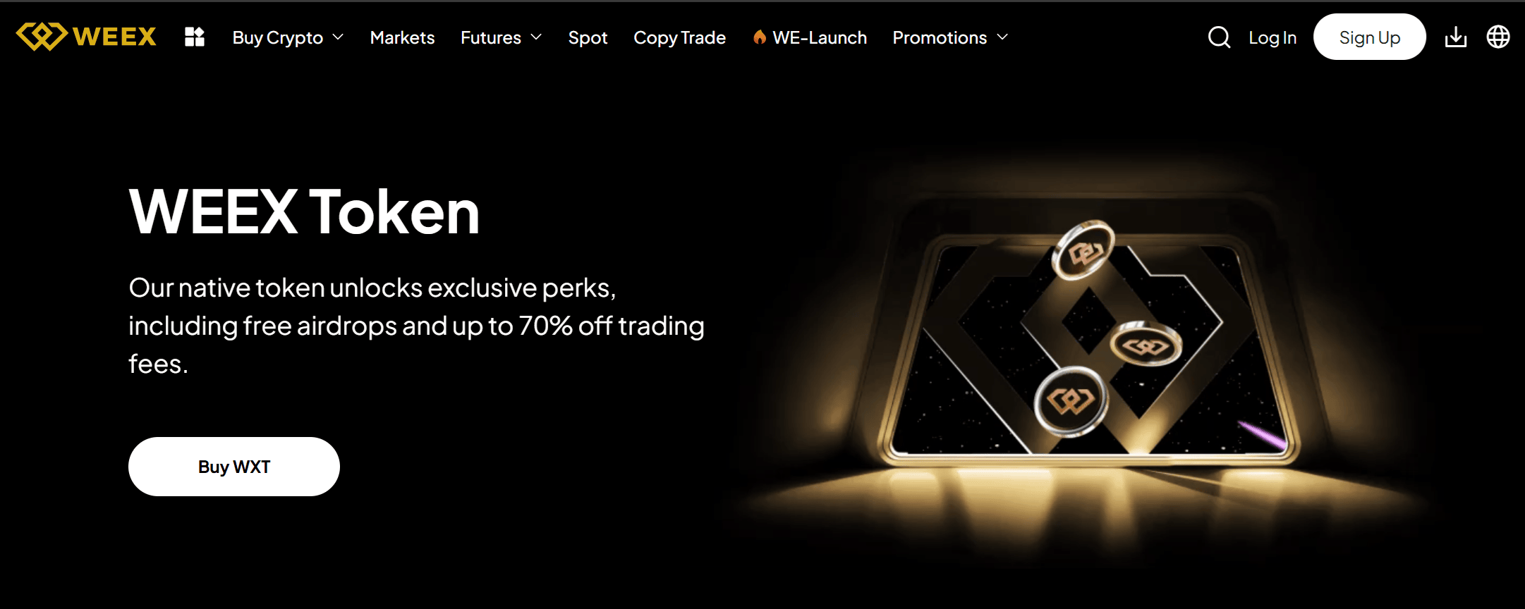 Benefícios token WXT WEEX e sistema airdrops